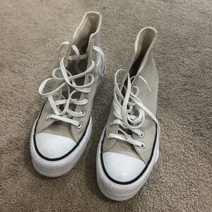 High-Top Canvas Sneakers
